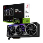 ASUS ROG Astral GeForce RTX 5080 OC Edition graphics card with retail box